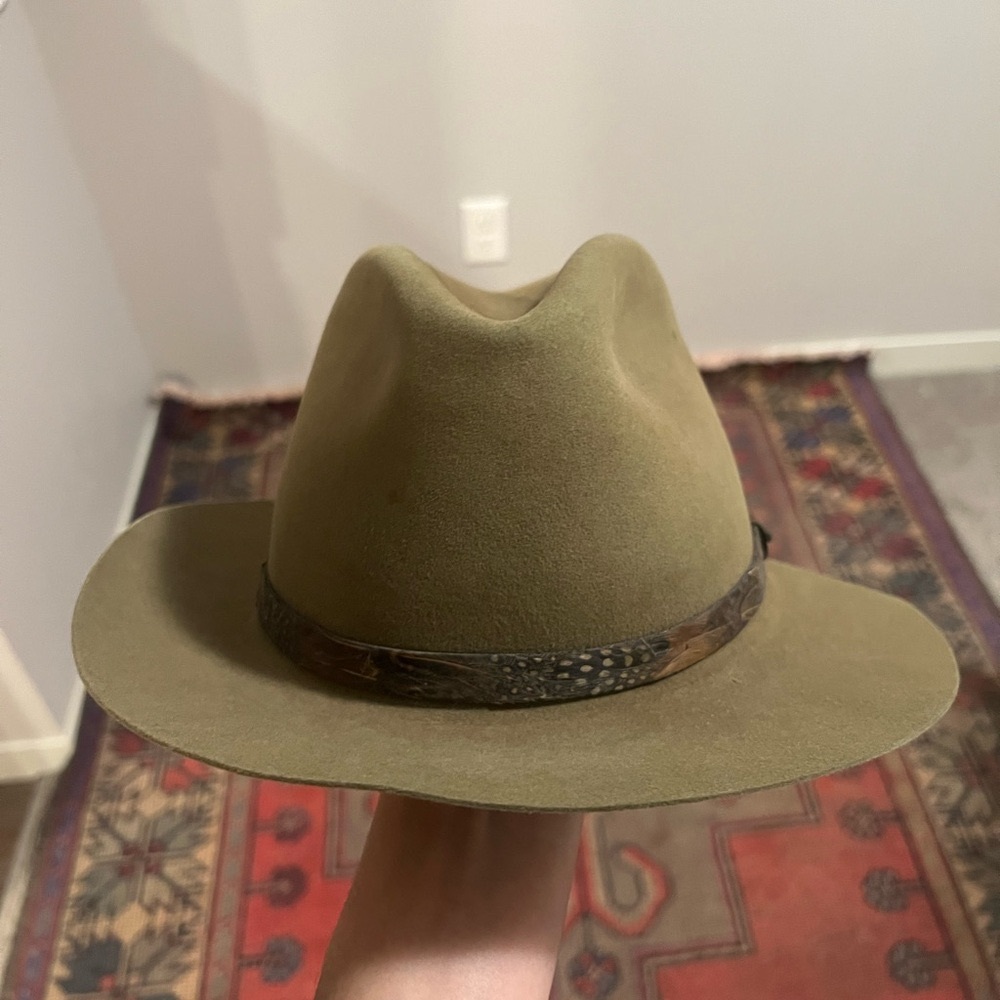 Women’s Stetson Tan Suede Hat Size 7
